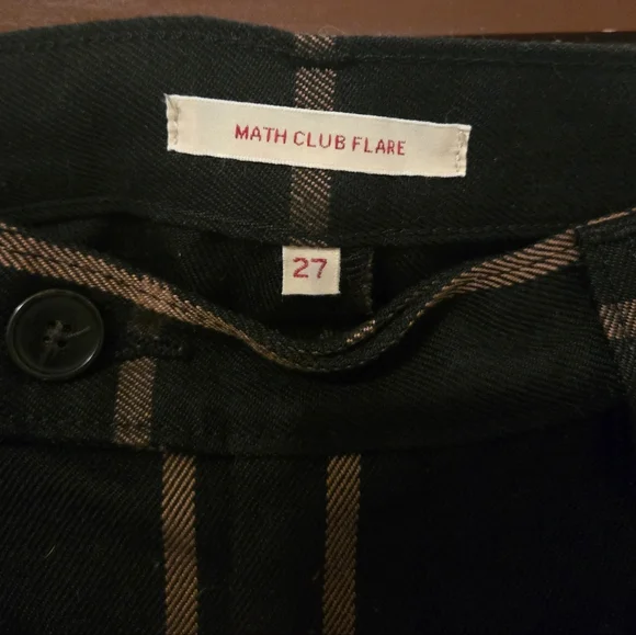 Levi's Math Club Flare Pants Trousers 27 EUC - Picture 5 of 6